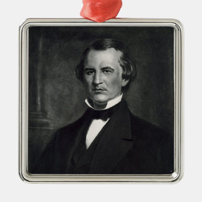 Adorno Metálico Andrew Johnson (1808-75), 17mo presidente de la (Frente)