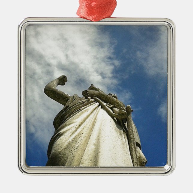 Adorno Metálico Ángel (Frente)