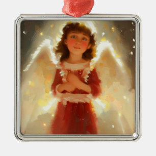 Adorno Metálico Ángel 4 navidades