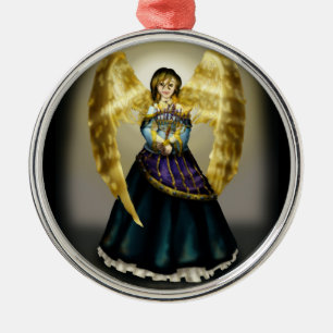 Adorno Metálico Ángel de Chanukah