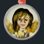 Adorno Metálico Ángel de Chanukah<br><div class="desc">Arte original por Thedustyphoenix.</div>