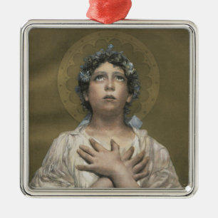 Adorno Metálico Ángel de Navidad