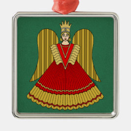 Adorno Metálico Angel Navidades de Nuremberg