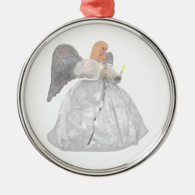 Adorno Metálico Angel Ornament (Frente)
