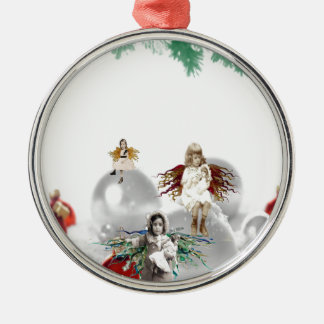 Adorno Metálico ángeles del navidad del vintage