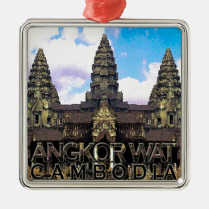 Adorno Metálico Angkor Wat