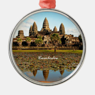 Adorno Metálico Angkor Wat, Camboya