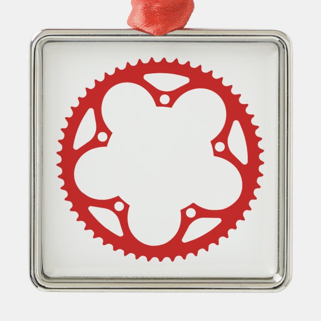 Adorno Metálico Anillo de cadena (Frente)