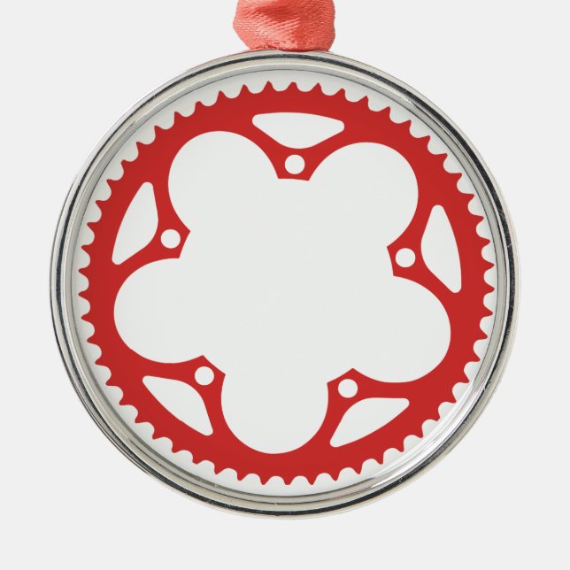 Adorno Metálico Anillo de cadena (Frente)