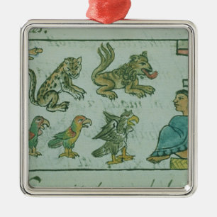 Adorno Metálico Animales del emperador azteca