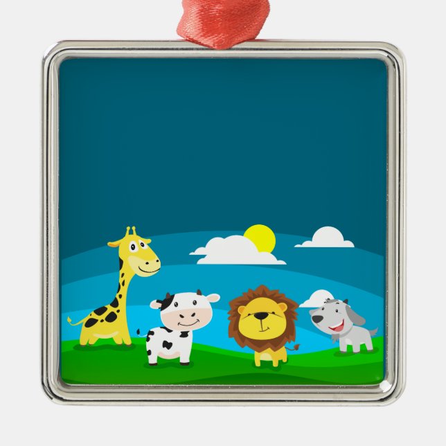 Adorno Metálico animales personalizados (Frente)