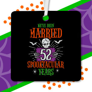 Adorno Metálico Aniversario de bodas número 52 Spooktacular de Hal