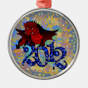 Adorno Metálico Año del dragón, 2012