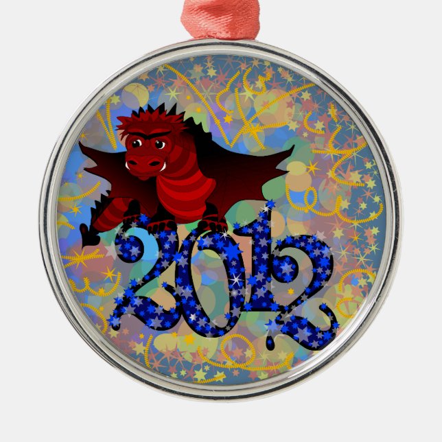 Adorno Metálico Año del dragón, 2012 (Frente)