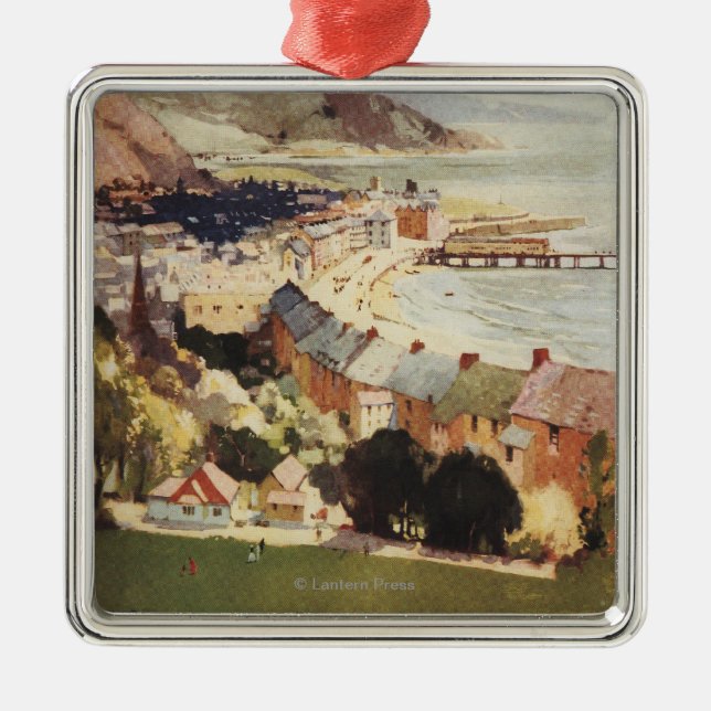 Adorno Metálico Antena del poster británico de los ferrocarriles (Frente)