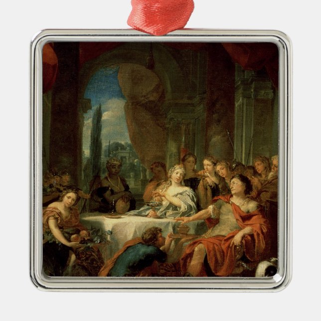 Adorno Metálico Anthony y Cleopatra (Frente)