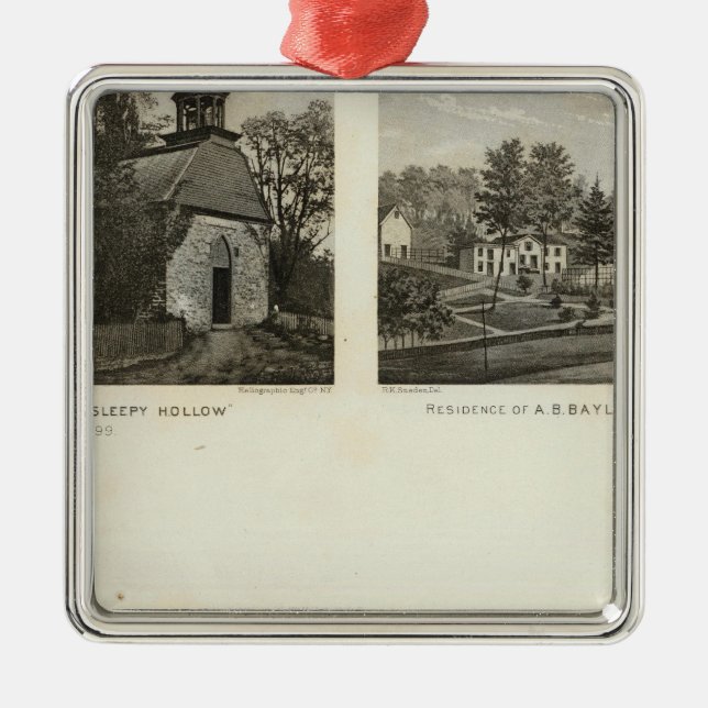 Adorno Metálico Antigua Iglesia holandesa, residencias (Frente)