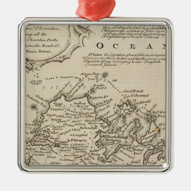 Adorno Metálico Antigua o Antego (Frente)