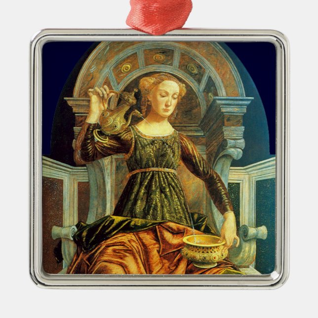 ADORNO METÁLICO ANTIGUA RENAISSANCE TAROTS 14 / TEMPERANCIA (Frente)