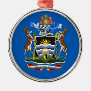 Adorno Metálico Antigua y Barbuda