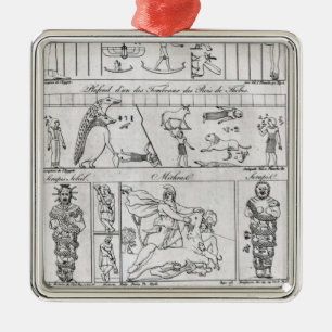 Adorno Metálico Antiguos egipcios y persas