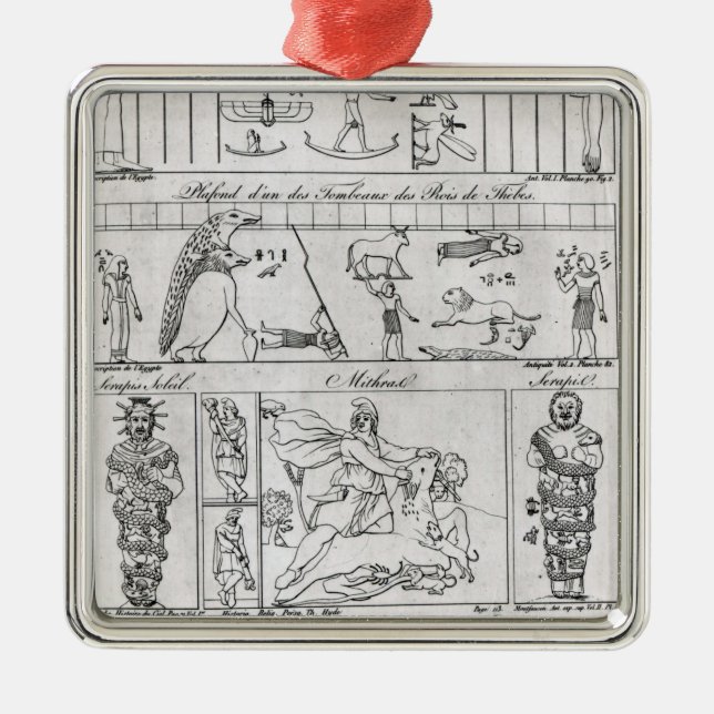 Adorno Metálico Antiguos egipcios y persas (Frente)