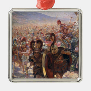 Adorno Metálico Antiguos guerreros