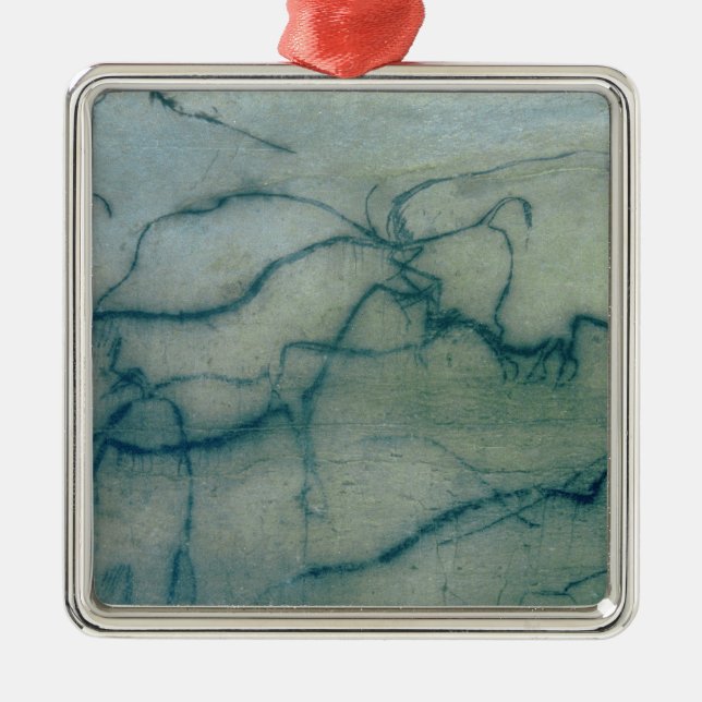 Adorno Metálico Antílope y bisonte, Perigordian (pintura de (Frente)