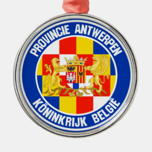 Adorno Metálico Antwerp Round Emblem