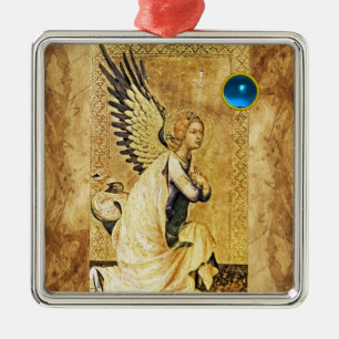 Adorno Metálico ANUNCIACIÓN ANGEL Blue Sapphire