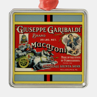 Adorno Metálico Anuncio de Macaroni italiano