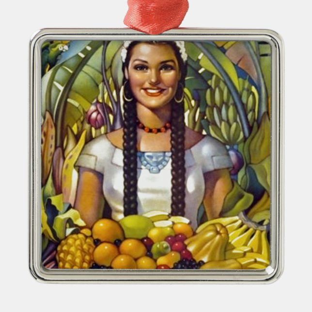 Adorno Metálico Anuncio de turismo de viajes en México (Frente)