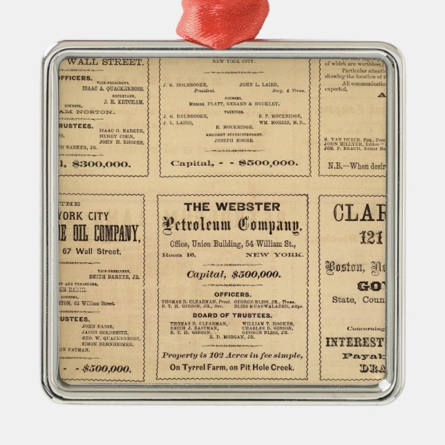 Adorno Metálico Anuncios del aceite (Frente)