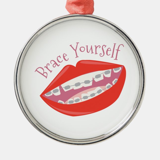 Adorno Metálico Apoyo usted mismo (Frente)