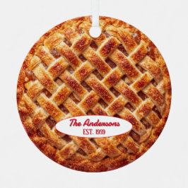 Adorno Metálico Apple Pie Baker personalizado