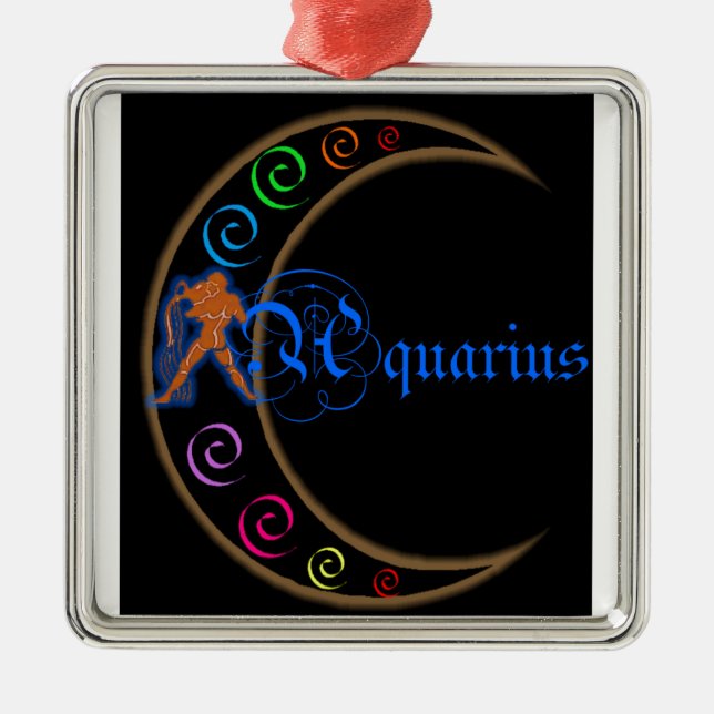 Adorno Metálico Aquarius (Frente)