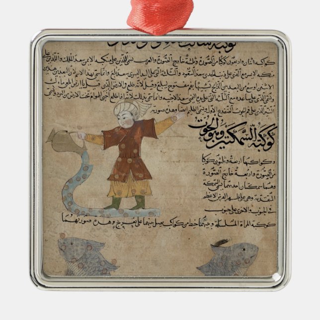 Adorno Metálico Aquarius y Pisces (Frente)