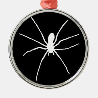 Adorno Metálico Araña blanca