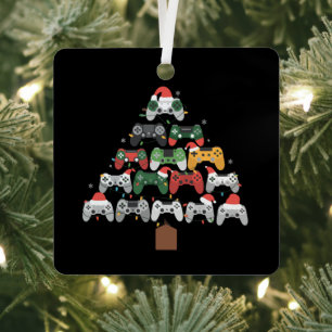 Adorno Metálico Árbol de juegos de Navidad Regalos de Xmas para ju
