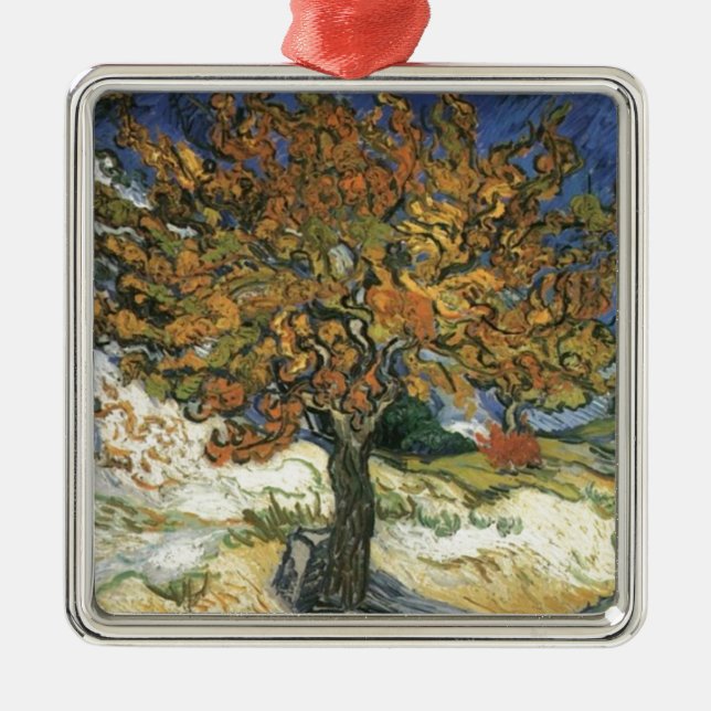 Adorno Metálico Árbol de moras por van Gogh (Frente)