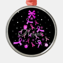 Árbol de Navidad de cinta rosada