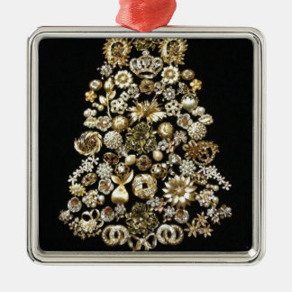 Adorno Metálico Árbol de navidad de la joyería del oro