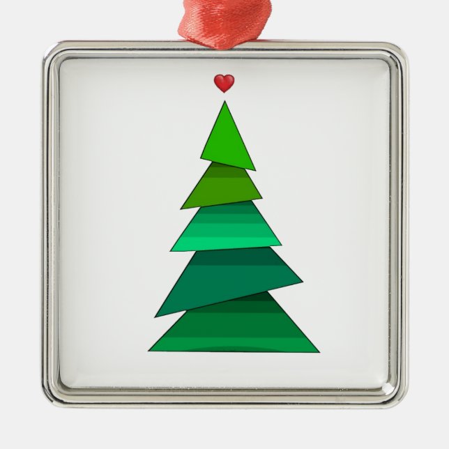 Adorno Metálico Árbol del corazón (Frente)