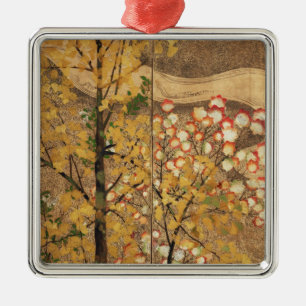 Adorno Metálico Árbol del otoño