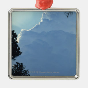 Adorno Metálico Árboles y nubes