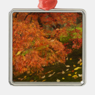 Adorno Metálico Arce japonés en color de otoño