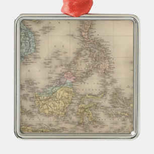 Adorno Metálico Archipiélago de Indochina de Asia