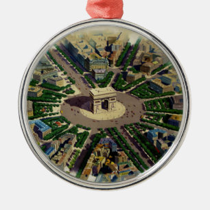 Adorno Metálico Arco de Triomphe París