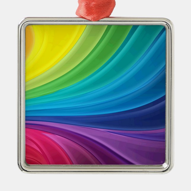 Adorno Metálico arco iris (Frente)