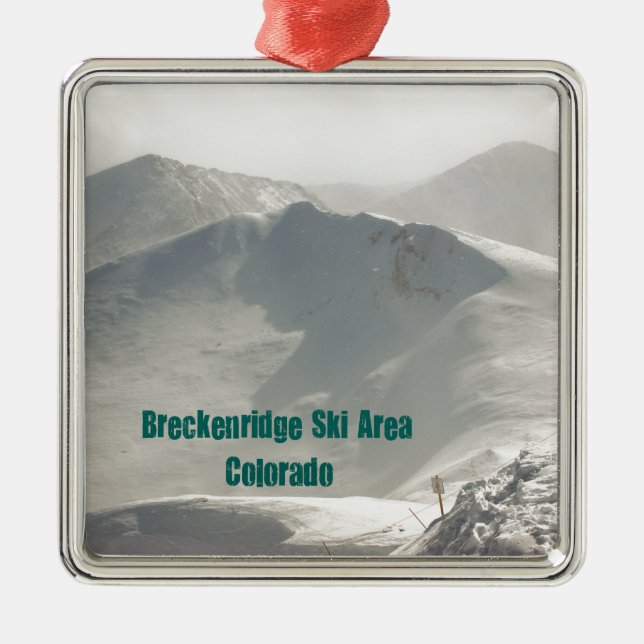 Adorno Metálico Área de esquí de Breckenridge, CO (Frente)